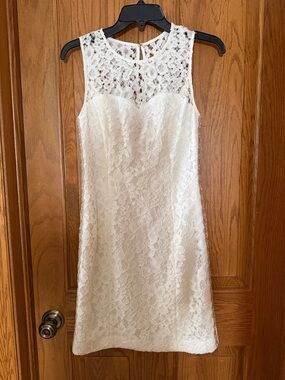 Lilly Pulitzer White Lace Mini Dress